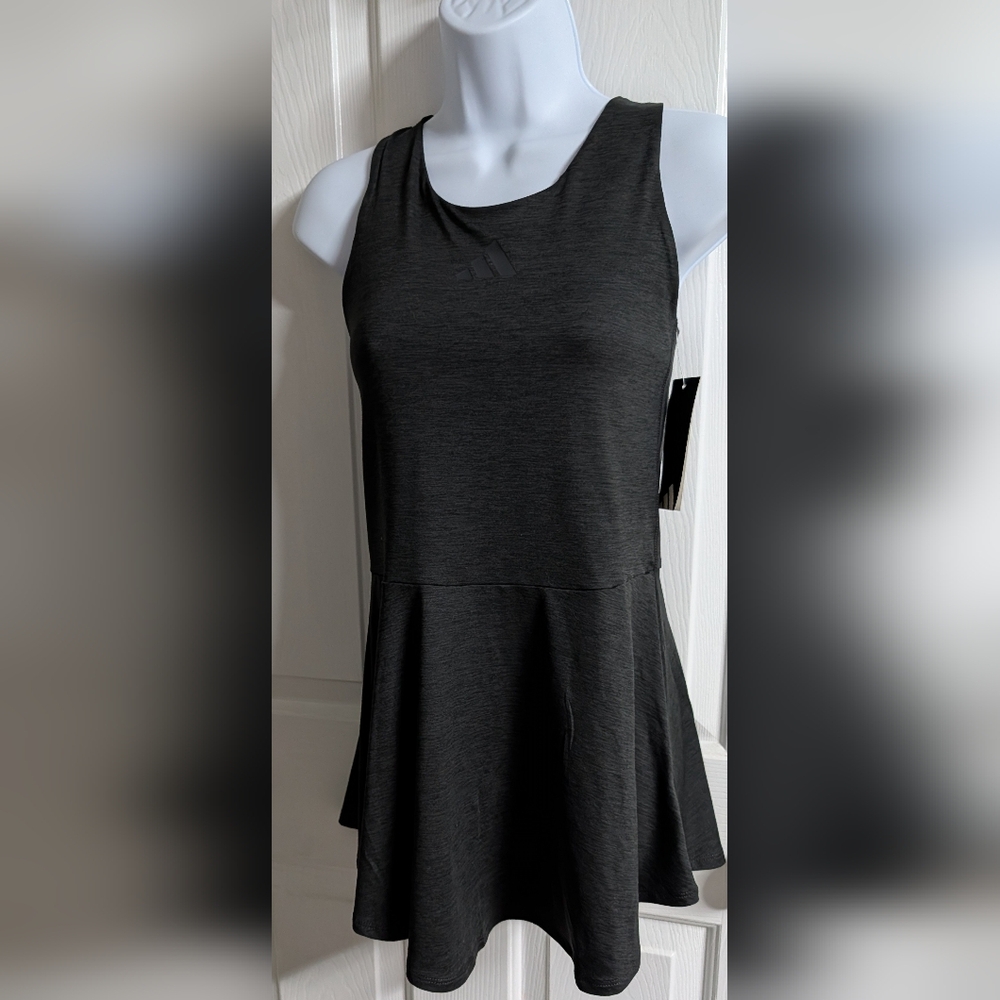 Adidas Girls' Mélange Flounce Dress Sz: XL 16 NWT
